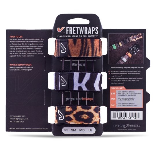 Gruv Gear - Fretwraps - Wild / Large - La Boîte Musicale - Gruv Gear -