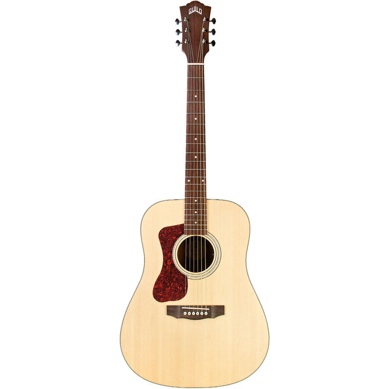 Guild D-240LE - Dreadnought Left Handed Acoustic-Electric Guitar - Natural Satin