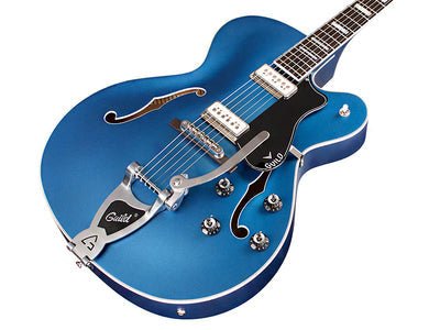 Guild X - 175 Manhattan Special Malibu Blue with case - La Boîte Musicale - Electric Guitars - Guild -