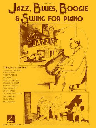 Hal Leonard - Jazz - Blues - Boogie & Swing For Piano - La Boîte Musicale - Hal Leonard -