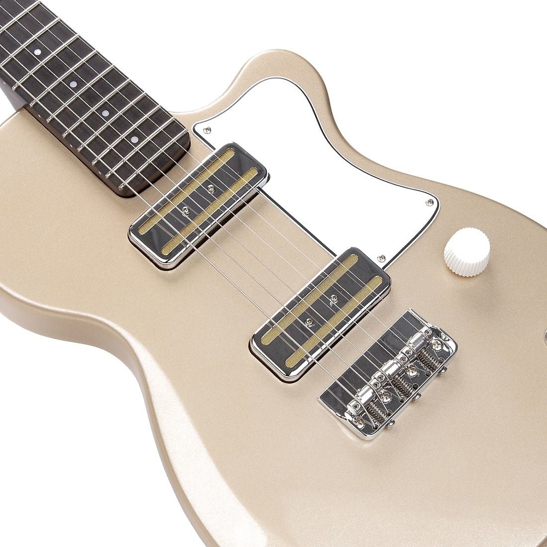 Harmony Guitar - Juno / Champagne with Mono Gigbag - La Boîte Musicale - Electric Guitars - Harmony -