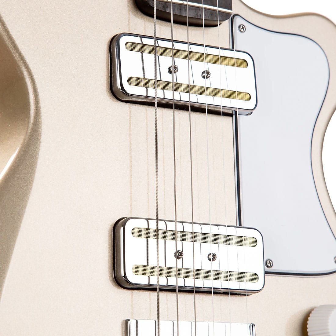 Harmony Guitar - Juno / Champagne with Mono Gigbag - La Boîte Musicale - Electric Guitars - Harmony -