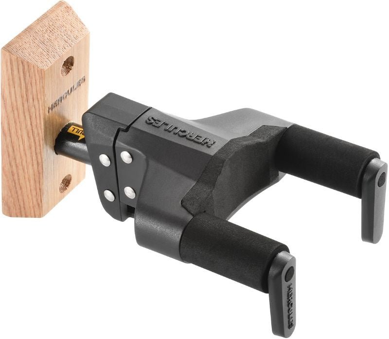 Hercules - Upgraded Auto Grip System Guitar Hanger - Wood Base - Short Arm - La Boîte Musicale - Hercules -