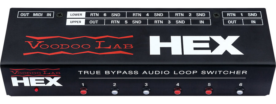 Voodoo Lab HEX True Bypass 6-Loop Audio Switcher - product detail