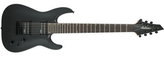 Jackson - JS Series Dinky® Arch Top JS22 - 7 DKA HT - Amaranth Fingerboard - Satin Black - La Boîte Musicale - Electric Guitars - Jackson -