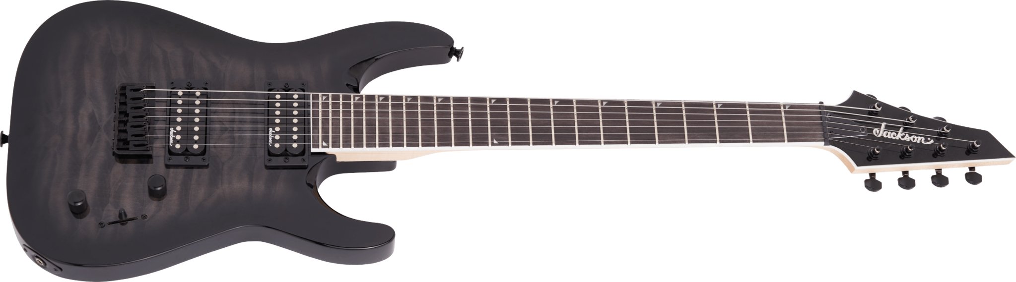 Jackson - JS Series Dinky™ Arch Top JS22Q - 7 DKA HT - Amaranth Fingerboard - Transparent Black Burst - La Boîte Musicale - Electric Guitars - Jackson -