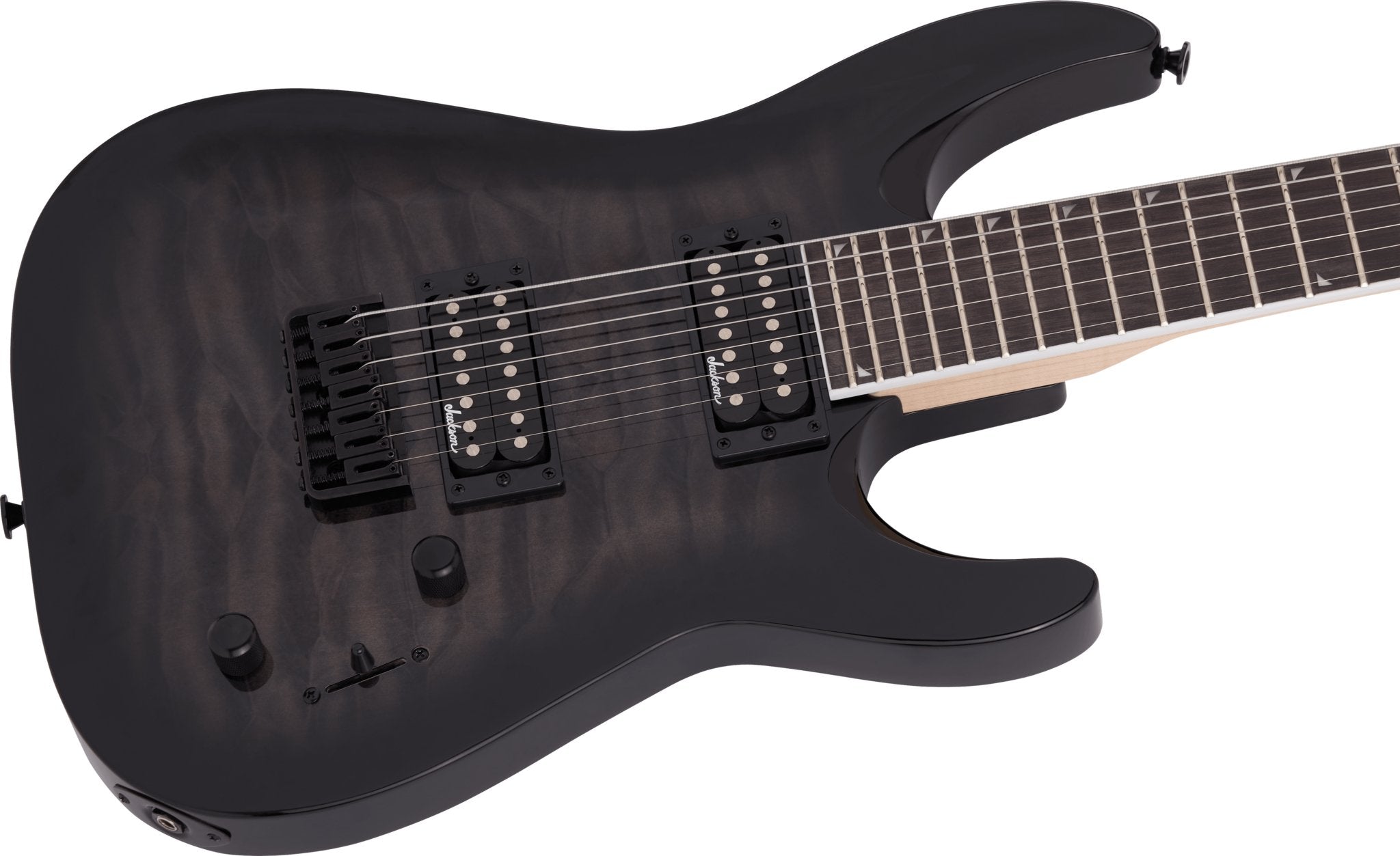 Jackson - JS Series Dinky® Arch Top JS32Q DKA HT - Amaranth Fingerboard - Transparent Black Burst - La Boîte Musicale - Electric Guitars - Jackson -