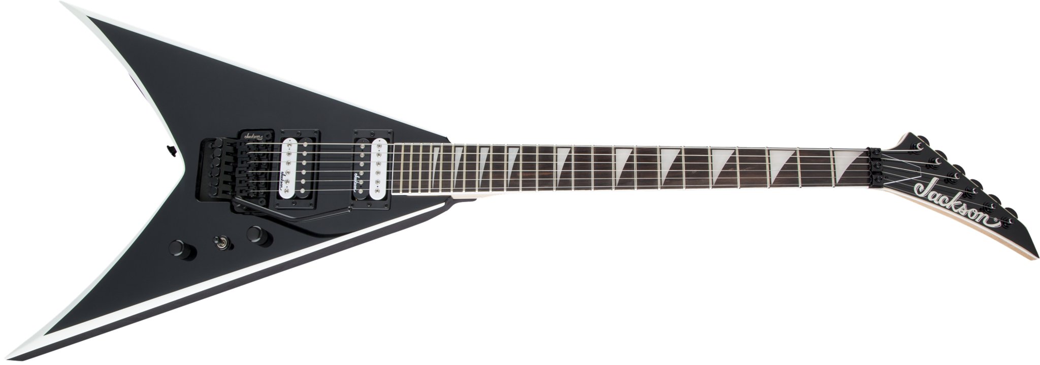 Jackson - JS Series King V™ JS32 - Amaranth Fingerboard - Black with White Bevels - La Boîte Musicale - Electric Guitars - Jackson -