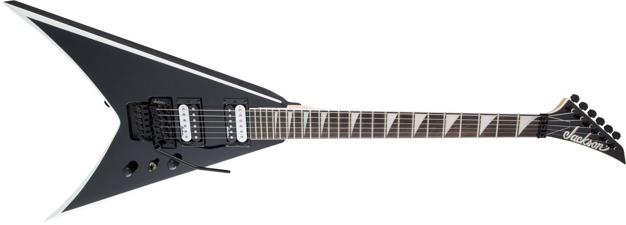 Jackson - JS Series King V™ JS32 - Amaranth Fingerboard - Black with White Bevels - La Boîte Musicale - Electric Guitars - Jackson -