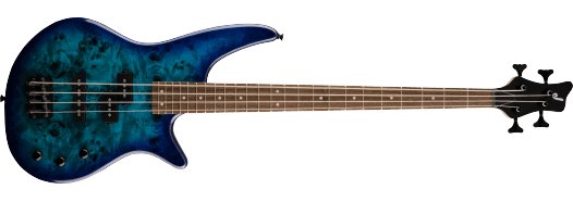Jackson - JS Series Spectra Bass JS2P - Laurel Fingerboard - Blue Burst - La Boîte Musicale - La Boîte Musicale -