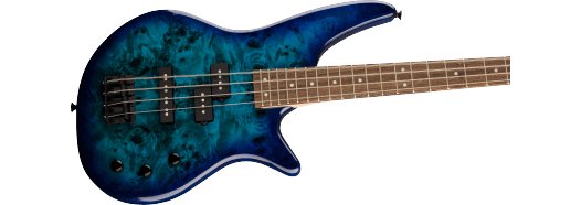 Jackson - JS Series Spectra Bass JS2P - Laurel Fingerboard - Blue Burst - La Boîte Musicale - La Boîte Musicale -