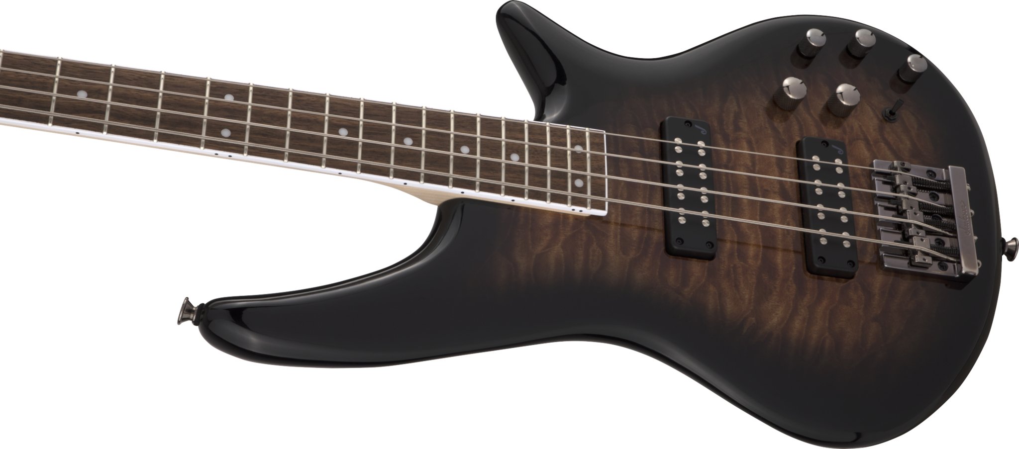 Jackson - JS Series Spectra Bass JS3Q - Laurel Fingerboard - Dark Sunburst - La Boîte Musicale - Jackson -