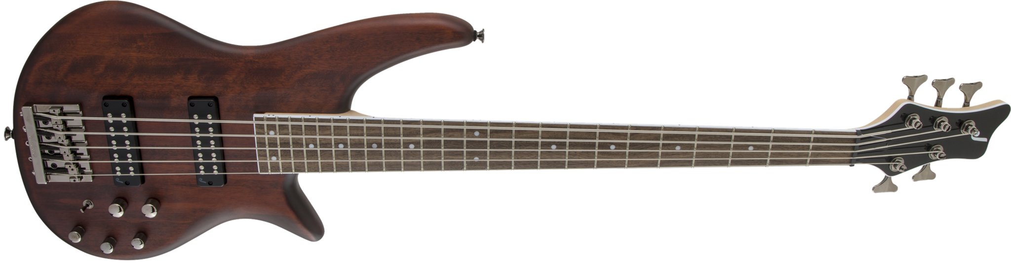 Jackson - JS Series Spectra Bass JS3V - Laurel Fingerboard - Walnut Stain - La Boîte Musicale - La Boîte Musicale -