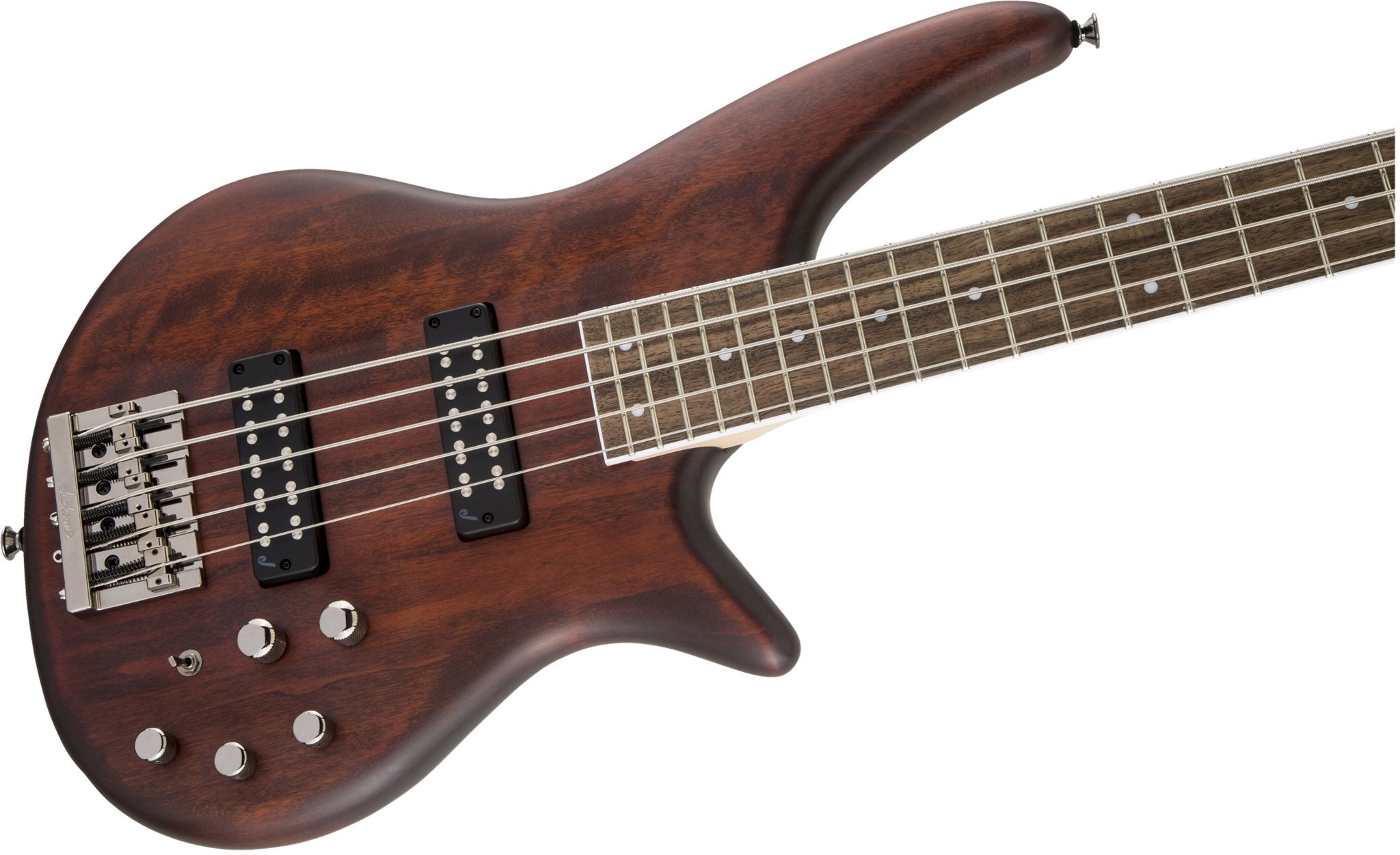 Jackson - JS Series Spectra Bass JS3V - Laurel Fingerboard - Walnut Stain - La Boîte Musicale - La Boîte Musicale -