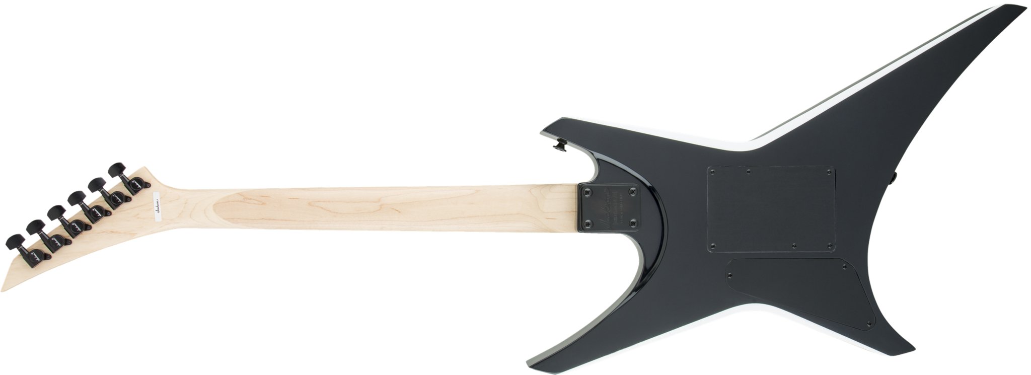 Jackson - JS Series Warrior™ JS32 - Amaranth Fingerboard - Black with White Bevels - La Boîte Musicale - Electric Guitars - Jackson -