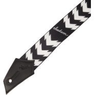 Jackson - Strap with Double V Pattern - Black and White - La Boîte Musicale - Jackson -