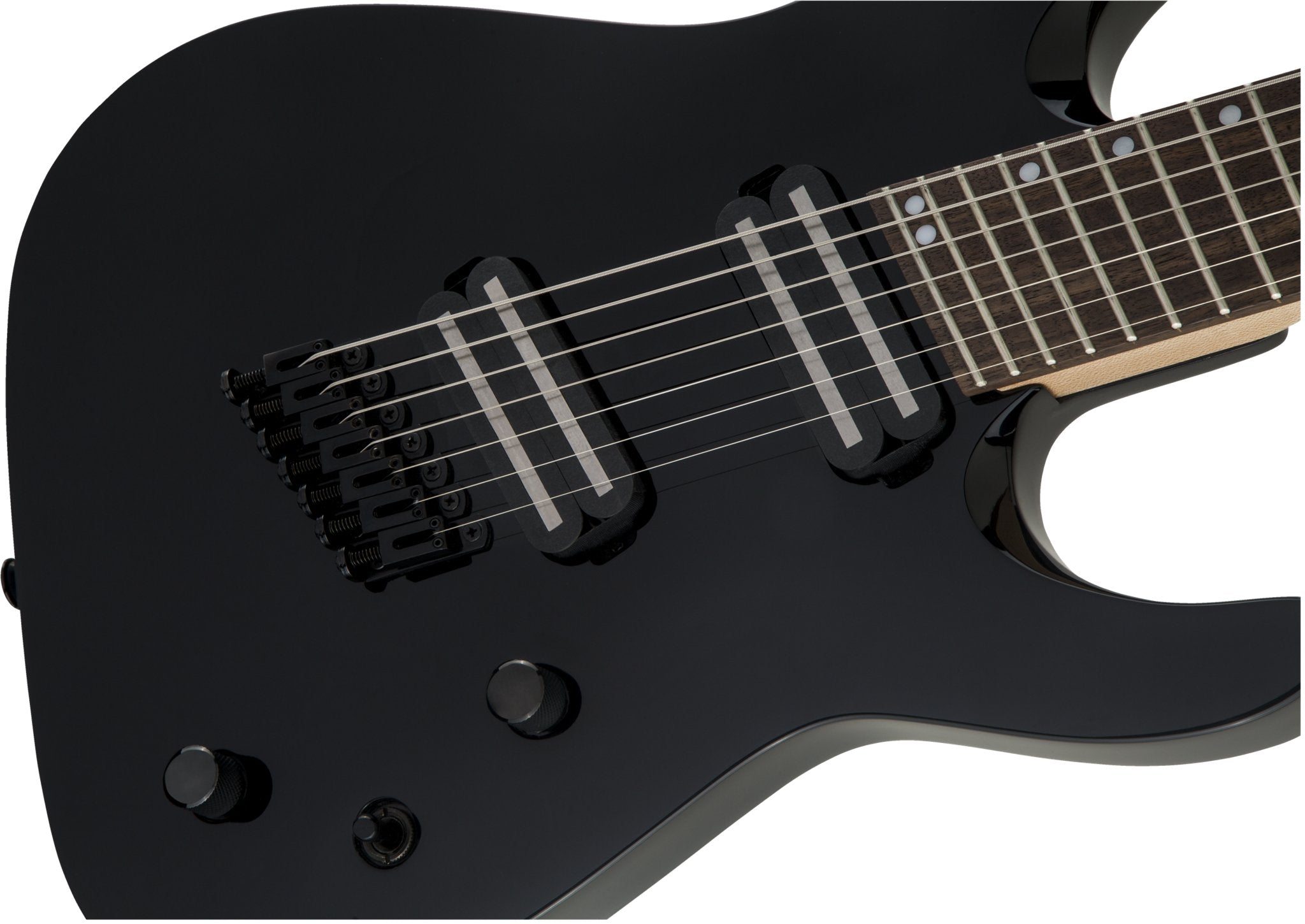 Jackson - X Series Dinky® Arch Top DKAF7 MS - Laurel Fingerboard - Multi - Scale - Gloss Black - La Boîte Musicale - Electric Guitars - Jackson -