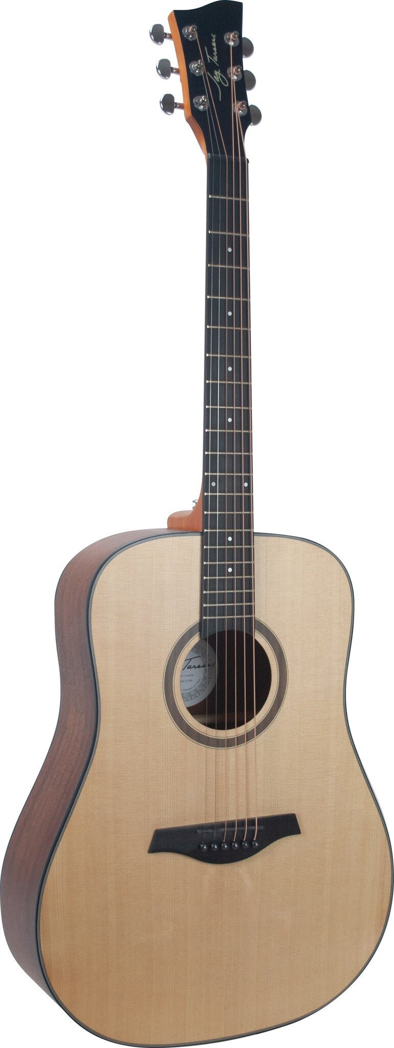 Jay Turser Left Handed Dreadnought Acoustic Guitar - Natural - La Boîte Musicale - Acoustic Guitars - Jay Turser -