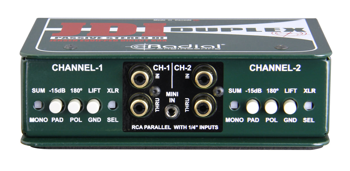 Radial Duplex - Premium Stereo Passive DI - product view 3