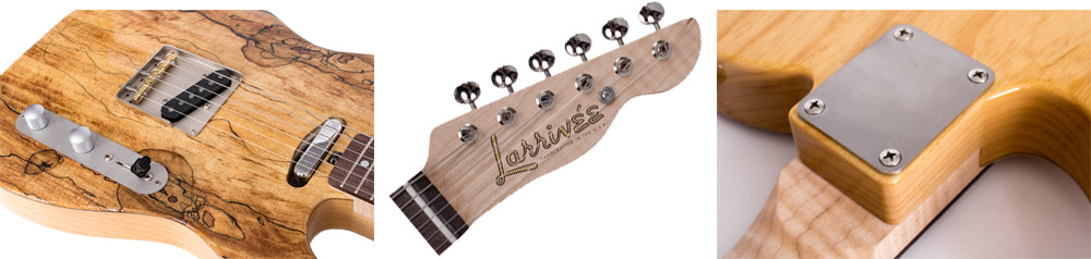 Larrivée Baker-T Pro - Spalted Maple Electric Guitars