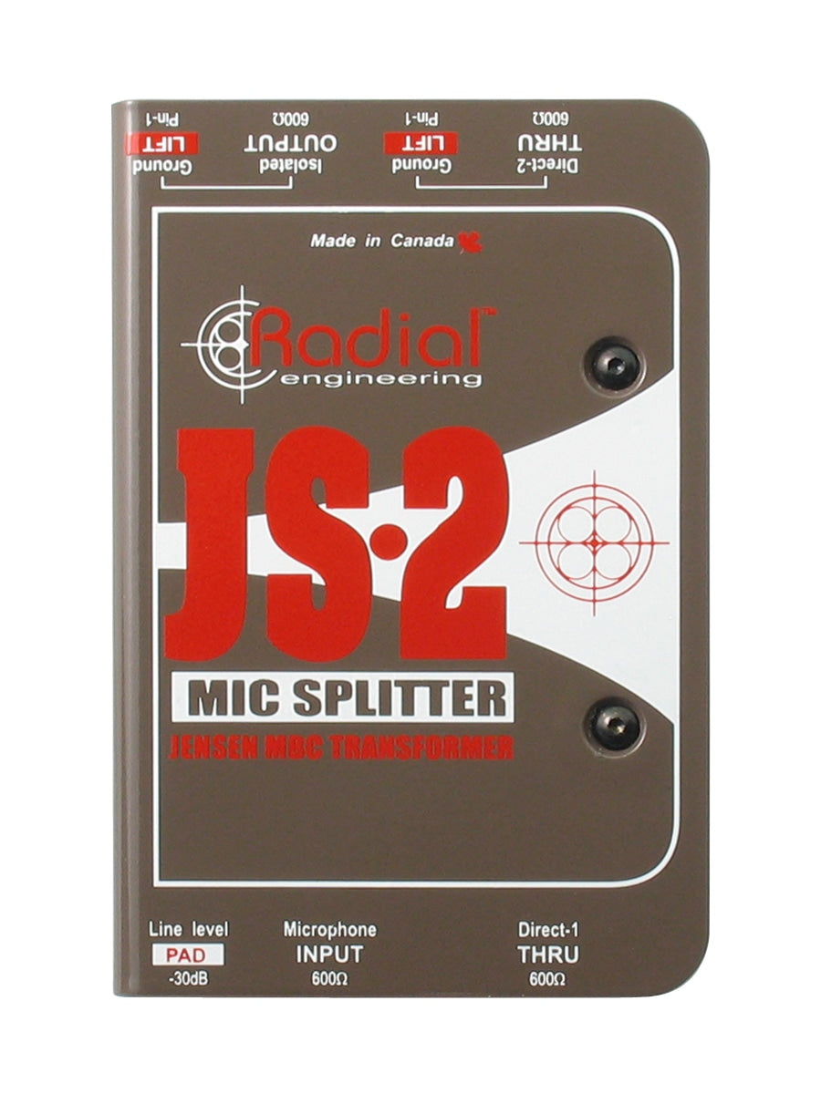 Radial JS2 - Microphone Splitter - product view 1