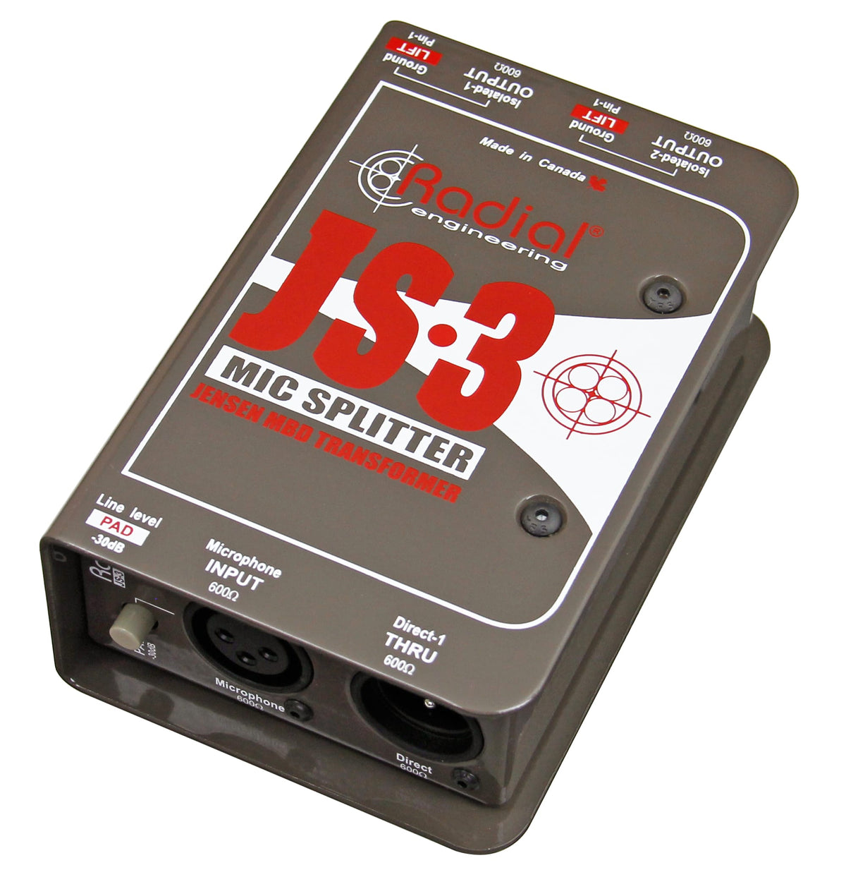 Radial JS3 - Microphone Splitter - product view 2