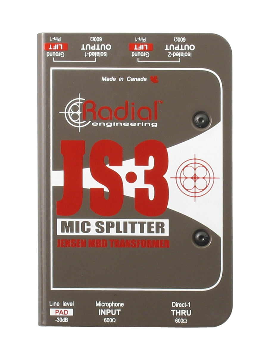 Radial JS3 - Microphone Splitter - product view 1