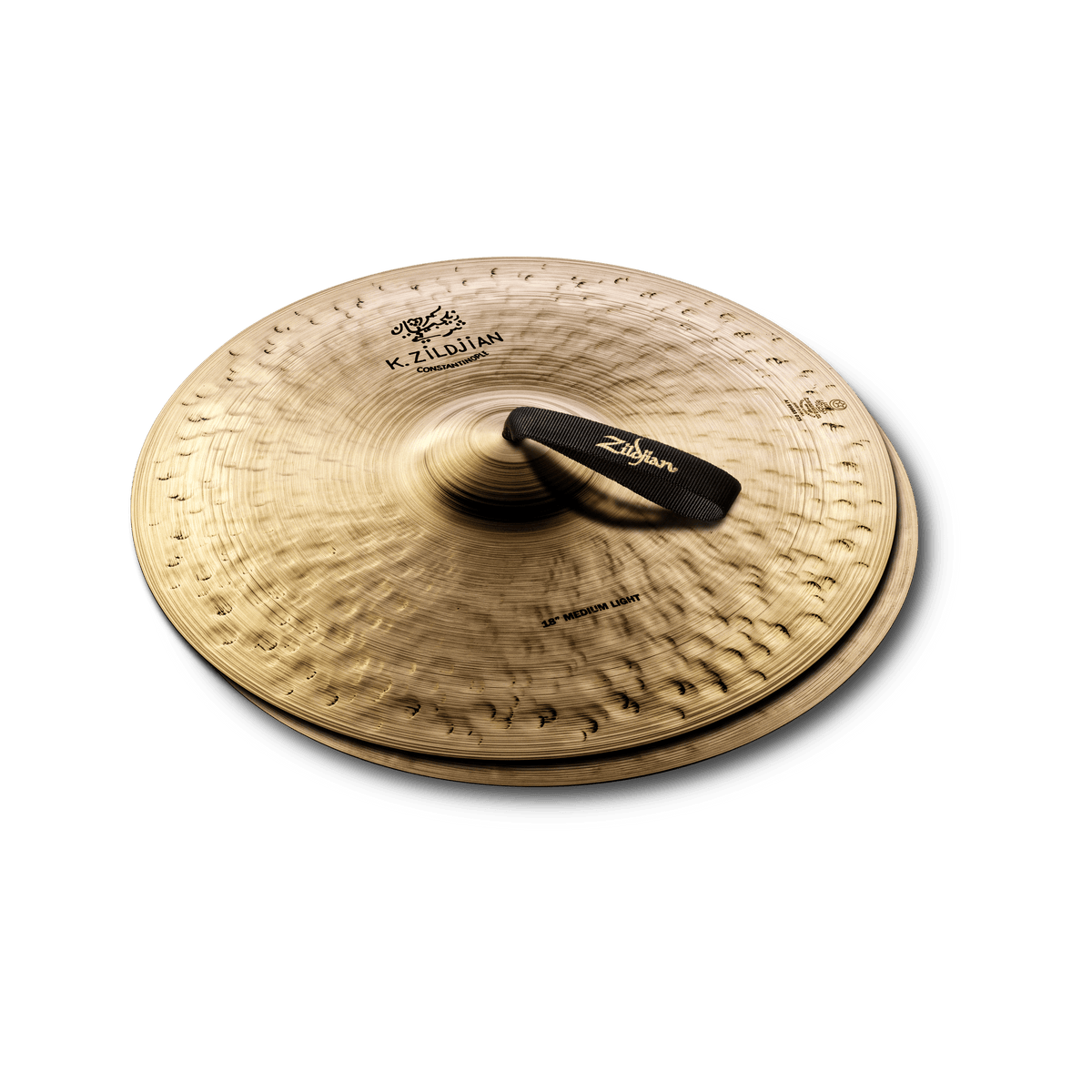 Zildjian 18" K Constantinople Medium Light Pair w/ Straps