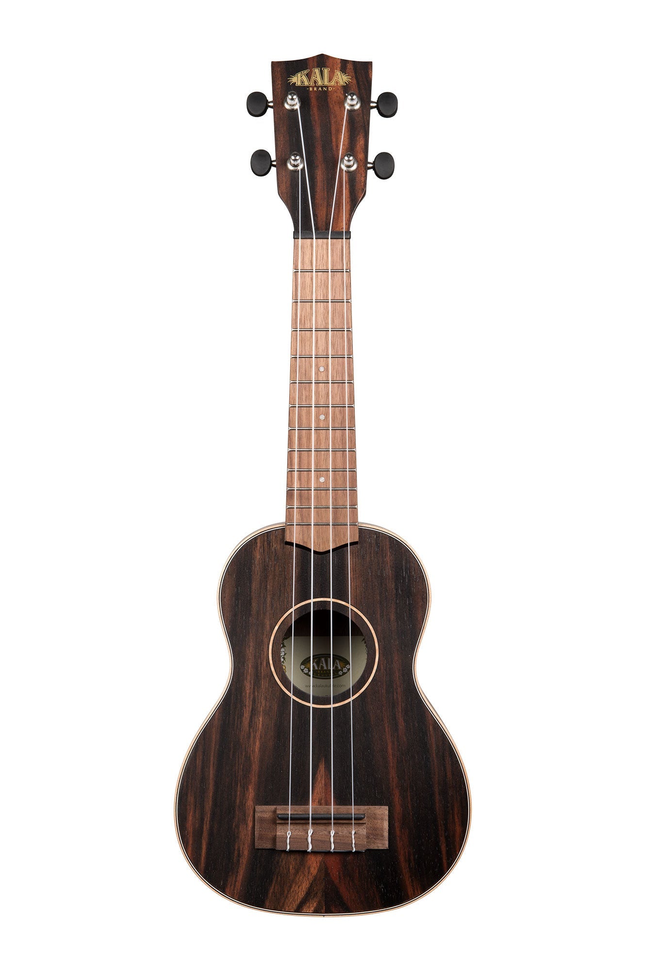 Kala Striped Ebony Soprano Ukulele - La Boîte Musicale - Ukulele - Kala -