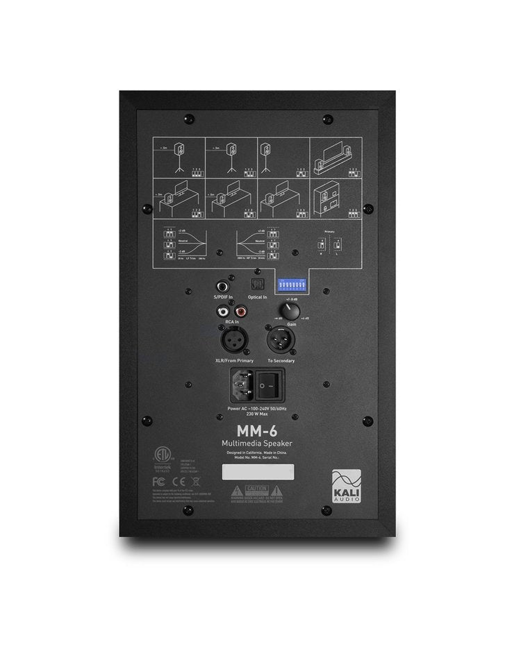 Kali Audio - Mammoth 6.5” 80W Multimedia Speaker (Single) - La Boîte Musicale - Studio Monitors - Kali Audio -