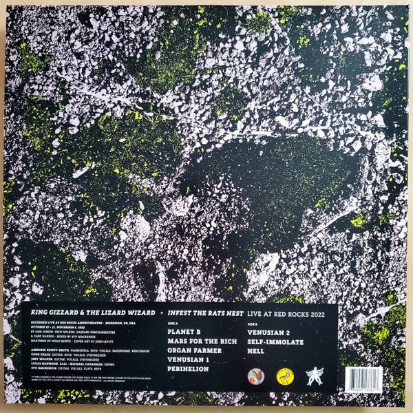 K.G.L.W. - Infest The Rats Nest Live At The Red Rocks 2022 - Glow In The Dark Green Vinyl - La Boîte Musicale - Vinyl Records - Vinyl Records -