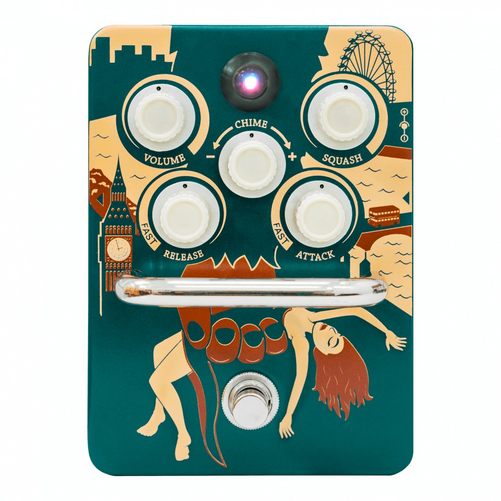 Kongpressor - Orange pedal - La Boîte Musicale - Compressors - Orange -