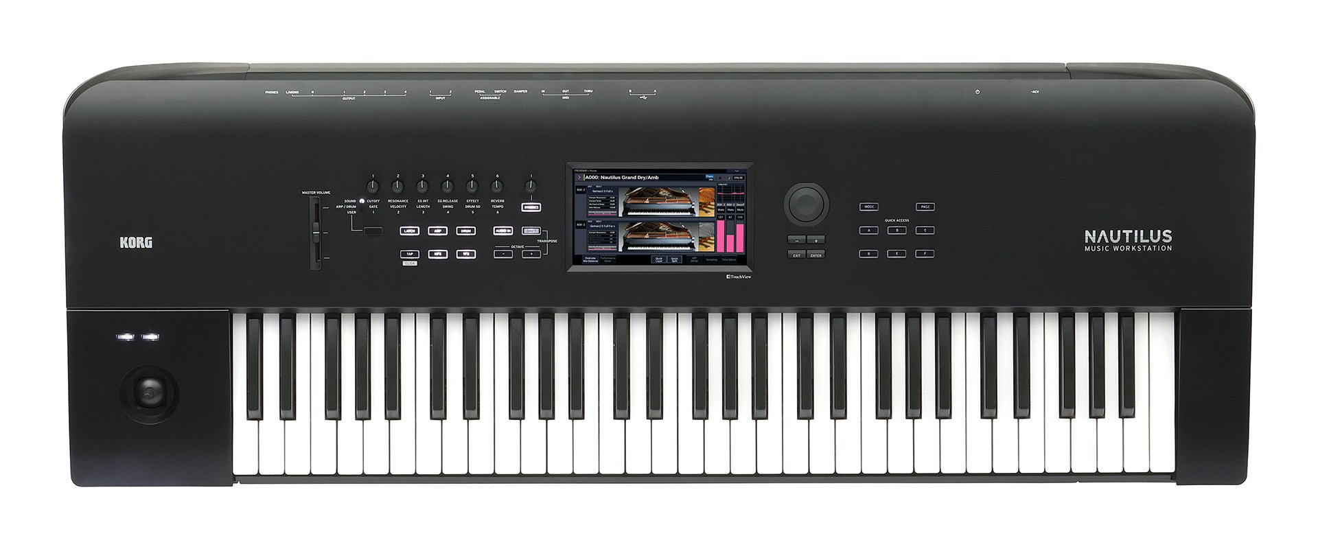 Korg - 61 - Key Digital Performance Workstation - Black - La Boîte Musicale - Synthesizers - Korg -