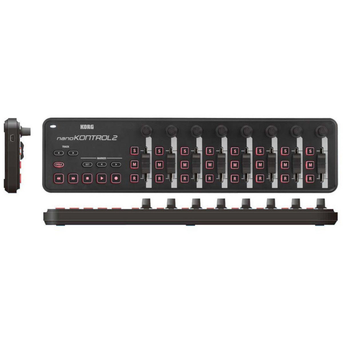 Korg - Black Desktop USB MIDI Control Surface Controller - La Boîte Musicale - Korg -
