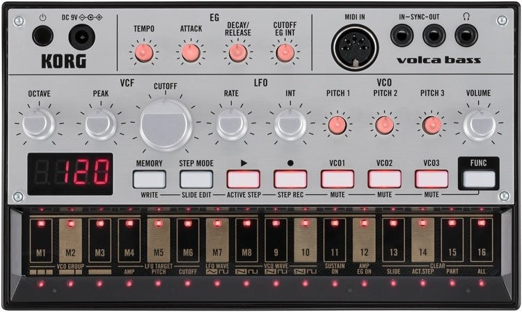 Korg - Volca Bass - La Boîte Musicale - Synthesizers - Korg -