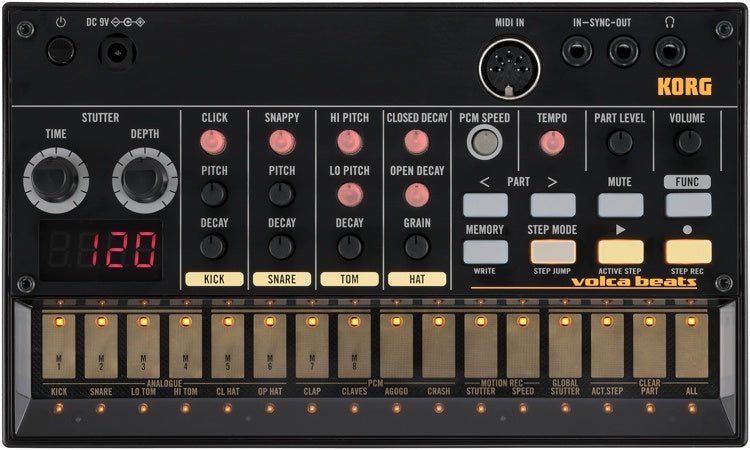 Korg - Volca Beats - La Boîte Musicale - Synthesizers - Korg -