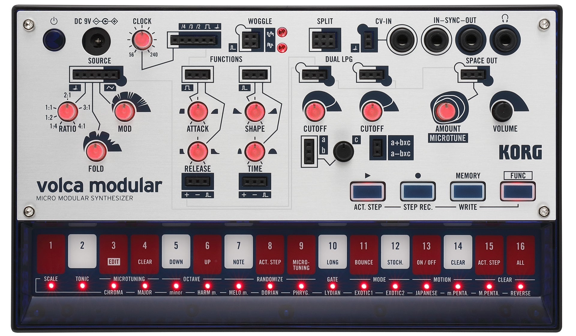 Korg - Volca Modular Micro Modular Synthesizer - La Boîte Musicale - Synthesizers - Korg -