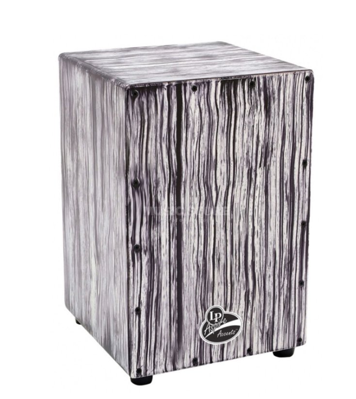 Latin Percussion - Aspire Accent Cajon - White Streak - La Boîte Musicale - Cajon - Latin Percussion -