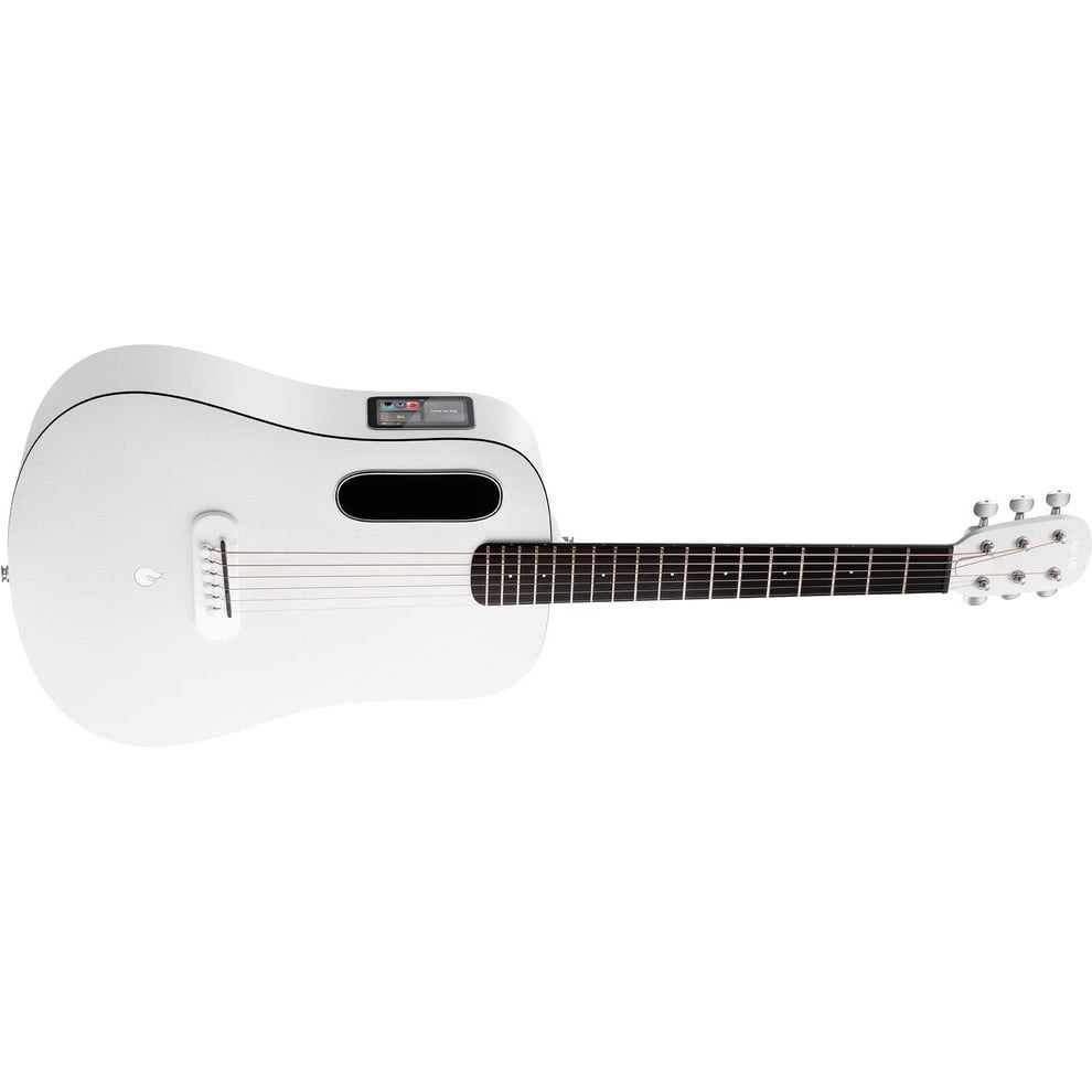 Lava Music - ME Play 36” Acoustic / Electric Guitar With Gig Bag - Frost White - La Boîte Musicale - Acoustic Guitars - La Boîte Musicale -