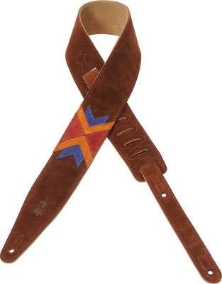 Levy's - 2 1/2 Inch Suede Guitar Strap - Brown - La Boîte Musicale - Levy's -