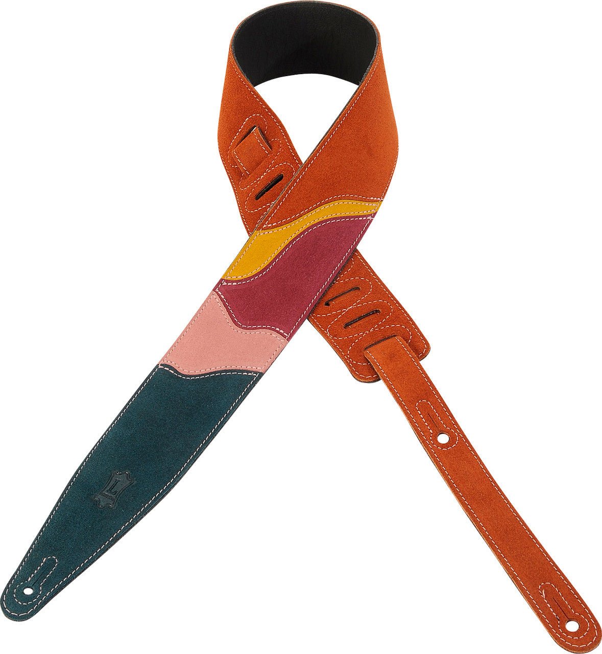Levy's - 2 - 1/2 Suede Leather Guitar Strap - Copper - La Boîte Musicale - Levy's -