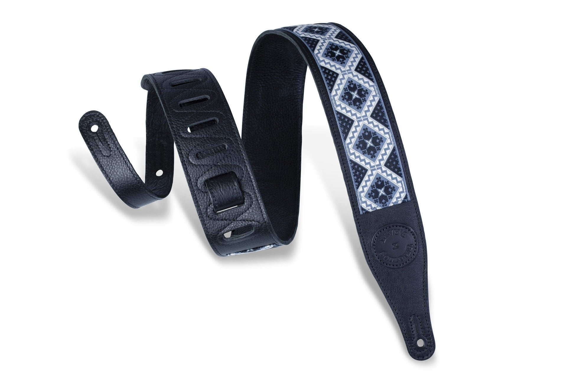 Levy's - Garment Leather Guitar Strap W/ Souldier Design - 2.5 - La Boîte Musicale - Levy's -