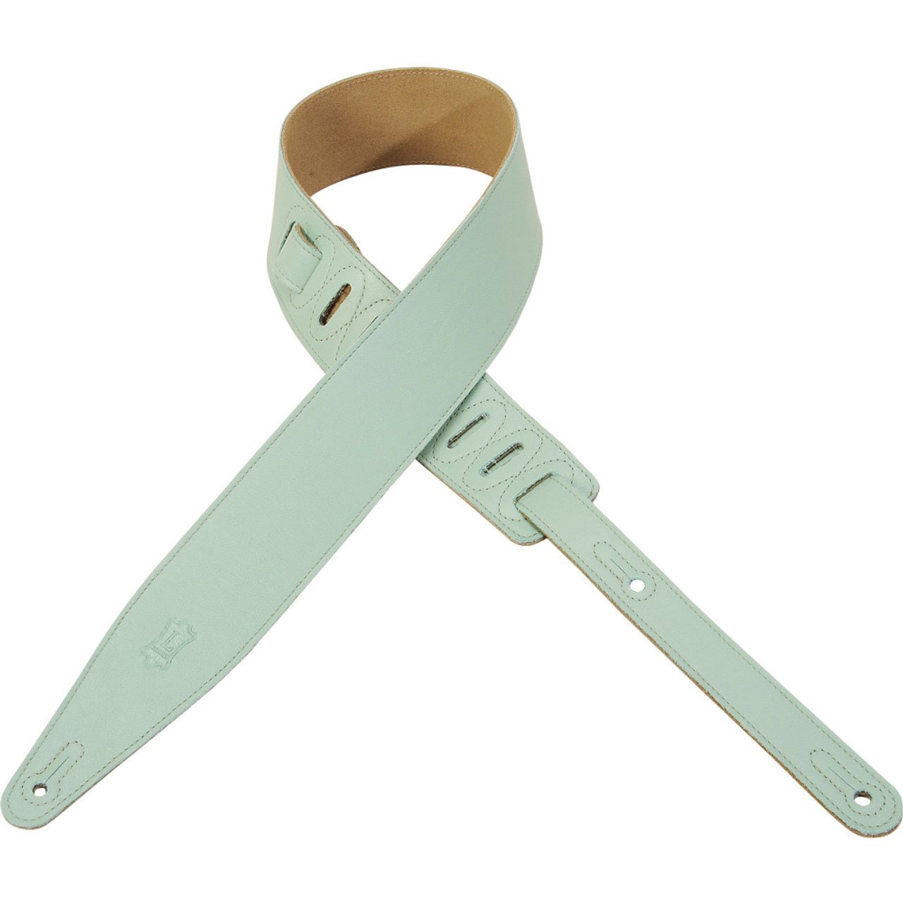 Levy's - Sea Foam Leather Guitar Strap - La Boîte Musicale - Levy's -