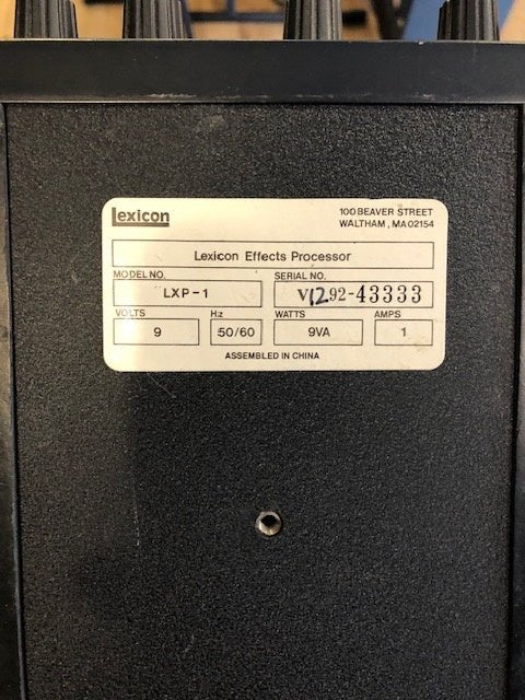 Lexicon - Effects Processor LXP - 1 USED - La Boîte Musicale - La Boîte Musicale -