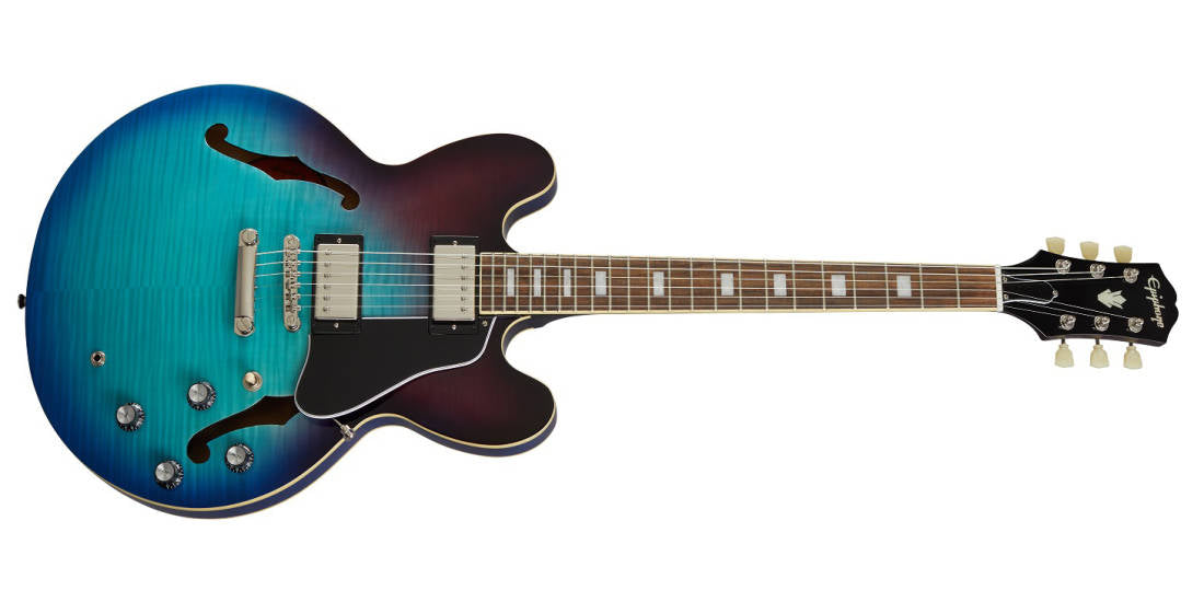 Inspired by Gibson ES-335 Figured Top - Blueberry Burst