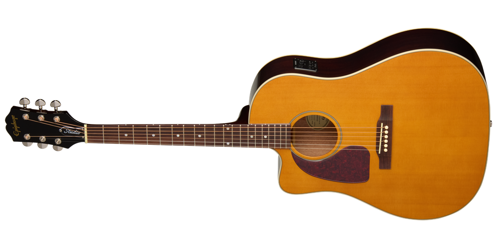 J-45 Studio EC Acoustic/Electric Guitar with Gigbag - Natural (Left Handed)
