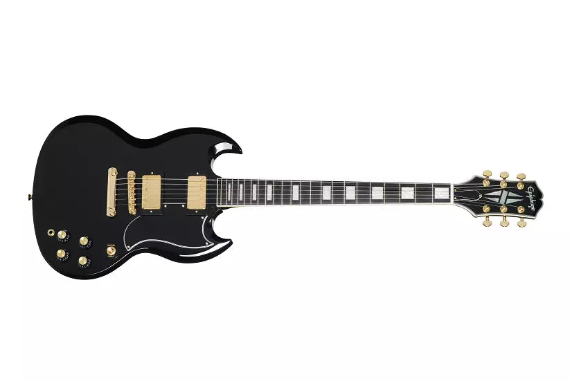 SG Custom Electric Guitar with Gigbag - Ebony