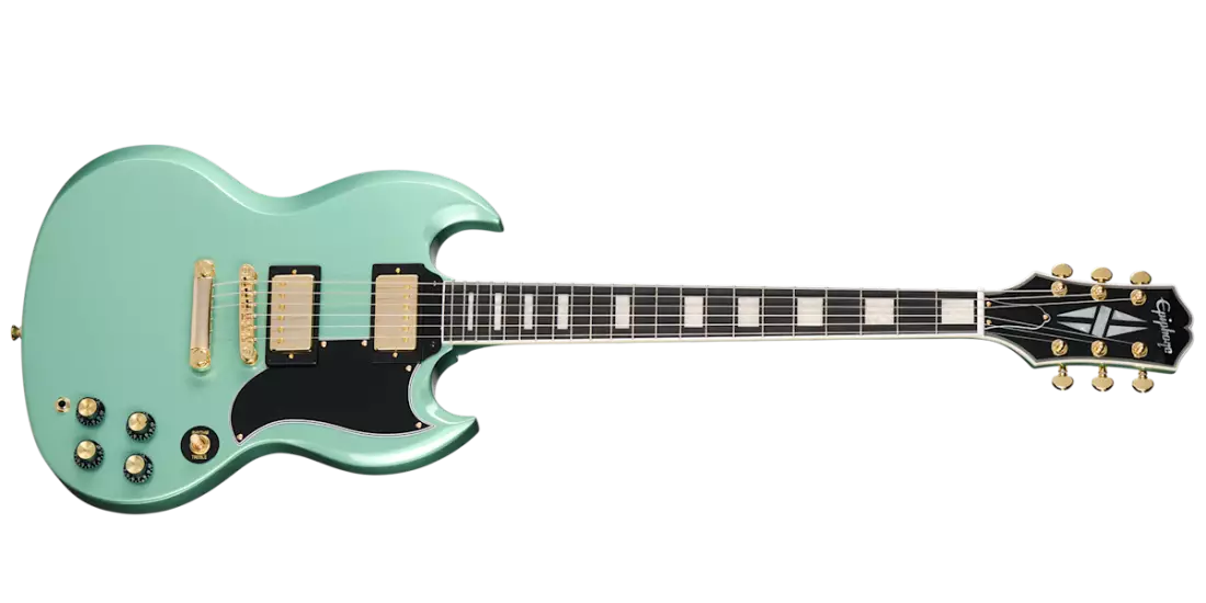 SG Custom Electric Guitar with Gigbag - Inverness Green