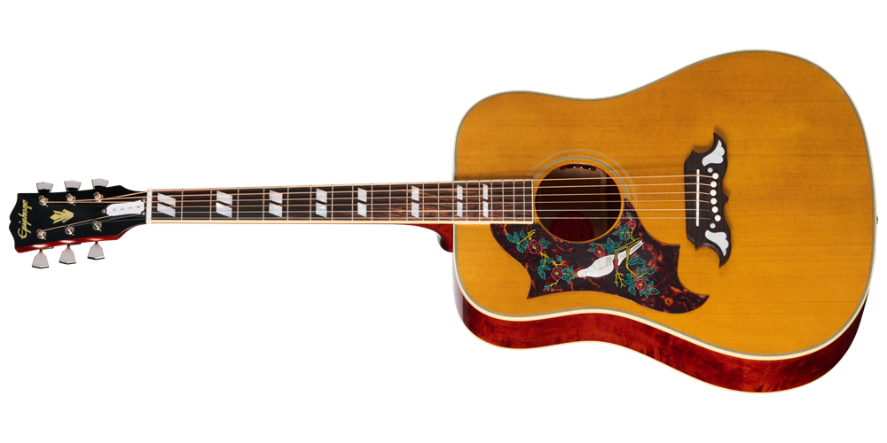 1963 Dove Reissue Acoustic/Electric Guitar with Hardshell Case - Natural (Left Handed)