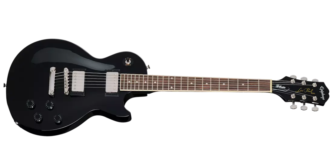 Les Paul Tribute Electric Guitar - Ebony